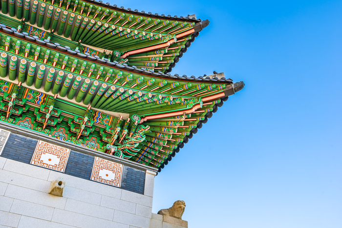 Gyeongbokgung palace in Seoul South Korea